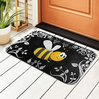 Floor Mat, Personalized Rug, Kitchen Rug, Personalized Floor Mat, Cushion  Mat, Custom Floor Mat, Memory Foam Cushion, French Wreath Bees 
