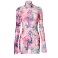 thumbnail image 2 of Txlixc Vestido de verano para mujeres, TUL floral de malla Txlixc moda, 2 of 7