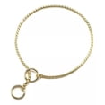 thumbnail image 1 of Collar De Perro Con Cadena De Serpiente De Acero Inoxidable, 1 of 1
