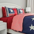 thumbnail image 3 of Glory American Flag Star Print Quilt Set Bedspread Quilted Blanket Coverlet, 3 of 5