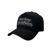 Harley-Davidson Mens Reflective H-D Curved Bill Snapback Adjustable Baseball Cap, Harley Davidson