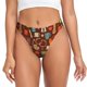thumbnail image 1 of Fotbe Retro Coffee Tanga Sin Costuras para Mujer con Estampado – Panties Invisibles, Transpirables y Cómodos para Uso Diario-XX-Large, 1 of 5