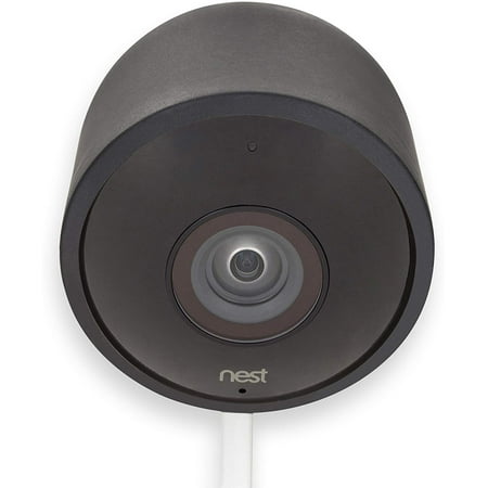 Wasserstein - Silicone Skin for Nest Cam Outdoor Security Cameras - Black