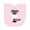 AD-Pink, variant on Baa. Cute Sheep Design Newborn Bib