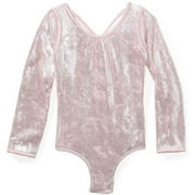Danskin Now - Girl's Panne Velvet Strappy-Back Leotard
