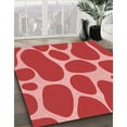 thumbnail image 2 of Ahgly Company Indoor Round Patterned Bean Red Area Rugs, 7' Round, 2 of 6