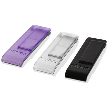 Nyko 3pc (Black+White+Purple) Kickstand Holder Stand for Nintendo Switch Console
