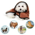 thumbnail image 4 of Dog Bathrobe Soft Super Absorbent Luxuriously Microfiber Dog Drying Towel Robe with Hood/Belt for Large,Medium,Small Dogs, 4 of 8