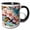 Black/White, variant on 3drose, Peach Blossom Artsy Painting, 15oz Mug