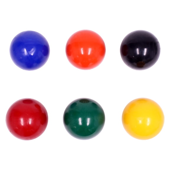 Replacement Croquet Balls - Durable Plastic Polymer - Made in The USA - Set of 6 Balls