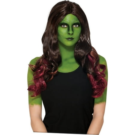 Gamora Avengers Endgame Womens Adult Costume Mixed Colored Wig