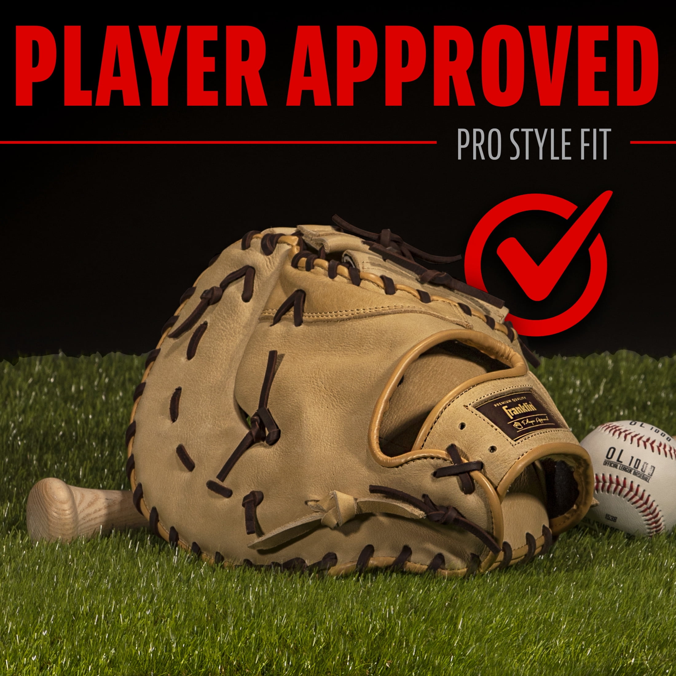 Franklin Sports CTZ Gloves Adult 12.5 in Baseball First Basemen's Glove (Right Hand Throw)