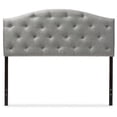 thumbnail image 3 of Pemberly Row Modern Tufted Queen Panel Headboard in Gray Finish, 3 of 3