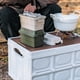 thumbnail image 5 of Caja de Almacenamiento Al Aire Libre Camping Viaje Senderismo Barbacoa Barbacoa Caja de Almacenamiento del Maletero del Coche, Negro, 5 of 5