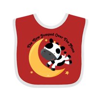 Inktastic Cow Jumped over the Moon Boys or Girls Baby Bib