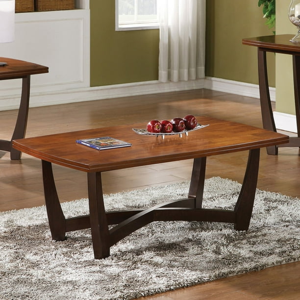 Steve Silver Kenzo Rectangle Cherry Wood Coffee Table