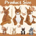 thumbnail image 3 of Peluche de Canguro Youthfuljive 41 cm Madre con 4 Crías, 3 of 7
