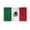 Mexico 3x5 ft Nylon Flag, variant on AGAS Mexico Stick Flag 4x6 inch mounted onto 11 inch Plastic Pole - Printed Single Sided on Polyester - Stitched Edges - Mini Mexico Flag - Mx National Flag.