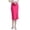 Hot Pink, variant on Women's Pencil Skirt Mid Length Slim Fit Stretchy Work Skirt High Waist Bodycon Elegant Formal Business Attire