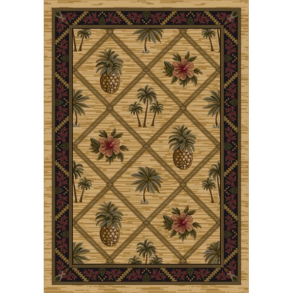 Milliken Signature Area Rug BRISTOL BAY GOLDEN TOPAZ Bristol Bay Golden Topaz 7' 7" x 7' 7" Round