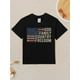 thumbnail image 4 of God Family Country Freedom 4th July USA Flag Christian Funny Awesome Graphic Kid TShirt Popular Kid T Shirts Trending Tops Tees for Kid, 4 of 8