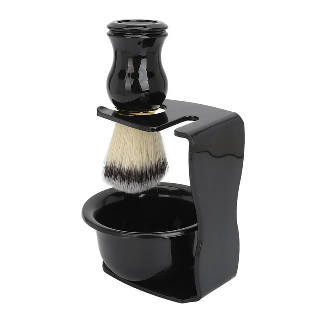 Kit de cuidado de barba ANGGREK cepillo de limpieza soporte de secado portátil