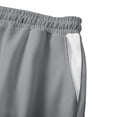 thumbnail image 3 of Dolkfu Summer Mens Pants Color Block Athletic Sweatpants Drawstring Waffle Trouser for Men XL, 3 of 8