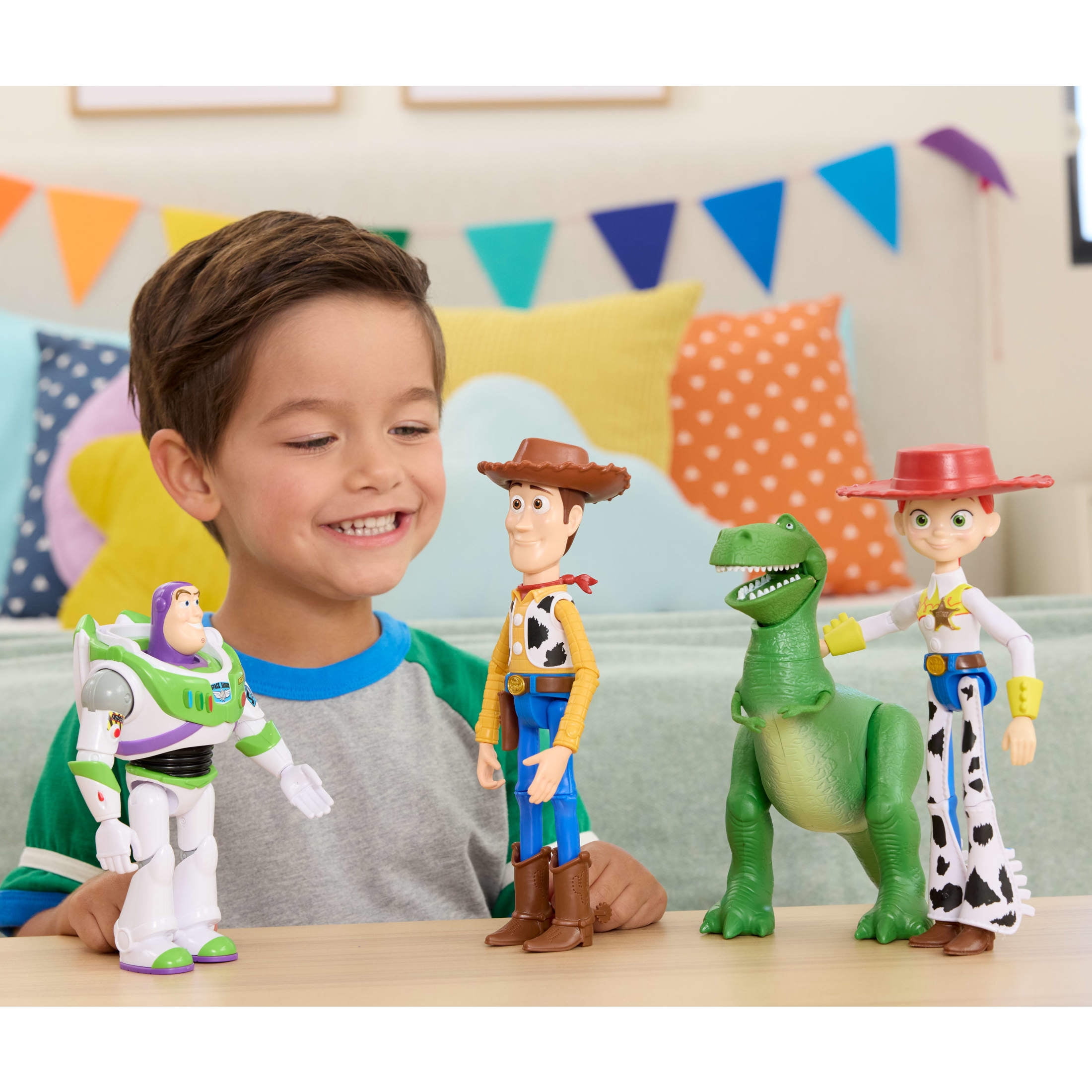 Disney and Pixar Toy Story Rex Action Figure 7.25 Inch Tall Dinosaur, 8 Posable Joints, Playscale