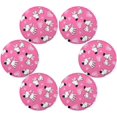 thumbnail image 3 of GZHJMY Puppy Love Pattern Round Placemats Non-Slip Heat Resistant Placemat for Dining Table Kichen Party Table Diameter Decor 15.4 inch Set of 6 Table Mat, 3 of 7