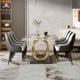 thumbnail image 5 of Italian Classic Design Fashion Popular Nordic Home Furniture Small Apartment Dining Table And Chairs Combination Household My Lux Decor Round, 5 of 12
