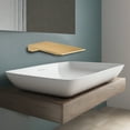 thumbnail image 5 of Cerypsa Wall Mount Waterfall Bathtub Faucet, Single Handle Bathroom Sink Faucet,Brushes Gold, 5 of 7