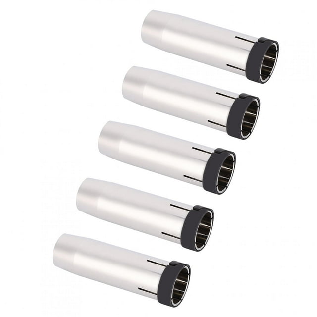 5-Pack Premium Brass Welding Nozzles: Conical Contact Tips for Industrial Use, Compatible with MB24KD, Durable Construction, Easy Replacement, High Precision Performance, Factory-Quality Standard