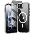 thumbnail image 1 of Funda Toushion 3 en 1 para iPhone 16E transparente con protector de pantalla, 1 of 6