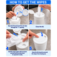 thumbnail image 6 of Aveen CPAP Mask Cleaning Wipe, 160 Extra Large Wet Wipes, Unscented, Lint Free Wipes for for Daily Cleaning of CPAP Masks, 6 of 8