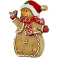 thumbnail image 4 of 15" LED Lighted Gingerbread Snowman with Dove Tabletop Christmas Figurine, 4 of 7