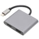 thumbnail image 3 of Adaptador De Interfaz Multimedia USB C A Alta Definición, Estación De Acoplamiento, Monitor Dual, Carga De 60 W, Transmisión De 5 Gbps Para La Serie OS X Para Switch Para ANGGREK No, 3 of 7