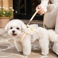 thumbnail image 5 of Cute Bow Cats & Dogs Harness And Leash Set,Escape Proof Adjustable Sweet Lace Gradient Bowknot Pet Vest Harness For Kitten Small Dog Walking Outdoor,M, 5 of 5