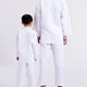 thumbnail image 5 of Advancent Taekwondo Karate traje niños adultos artes marciales blusa pantalones disfraces Boxeo blanco SG, 5 of 6