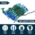 thumbnail image 2 of Luces de Cadena Joiedomi 100 Bombillas Azules 6.8 m 120 V, 2 of 7