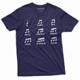 thumbnail image 3 of Funny Musical Notes T-Shirt Music Band Gifts Guitar Piano Violin Gift Ideas Mens Womens Tee, 3 of 5
