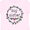 thumbnail image 4 of Inktastic Big Sister Leaves, Circle, Heart Girls Toddler T-Shirt, 4 of 5