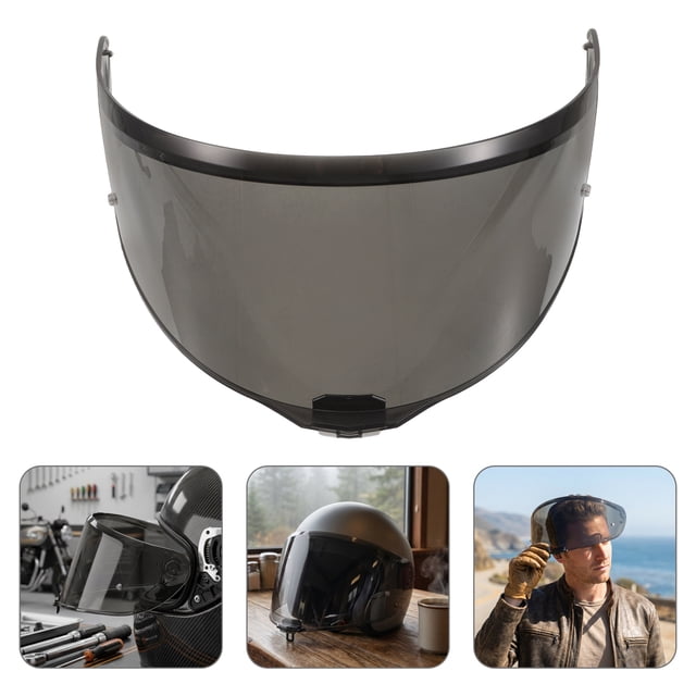 AURARMLET Visor Repuesto Para Casco Con Protección Antivaho Y Solar En Color Gris