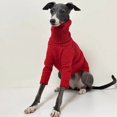 thumbnail image 1 of Italian Greyhound Sweater Whippet Turtleneck Red Christmas Knitted Sweater Warm Pet Clothing ShopWise Round, 1 of 6