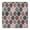 Red and Black, variant on Pink Floral and Petal Pattern Square Fitted Tablecloth with Elastic Edge,Square Table Cover,Washable Elastic Table Cover for Home Kitchen Party Decor 34"x34"