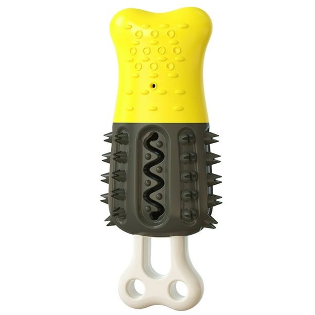 Juguete para perros Diseño de hueso Estimulación mental Mordedor para razas grandes Juego interactivo 1 unidad