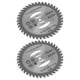 thumbnail image 2 of 2 discos de cepillo para cortacésped con ruedas resistentes y cabezal de corte con cuchillas, 2 of 5