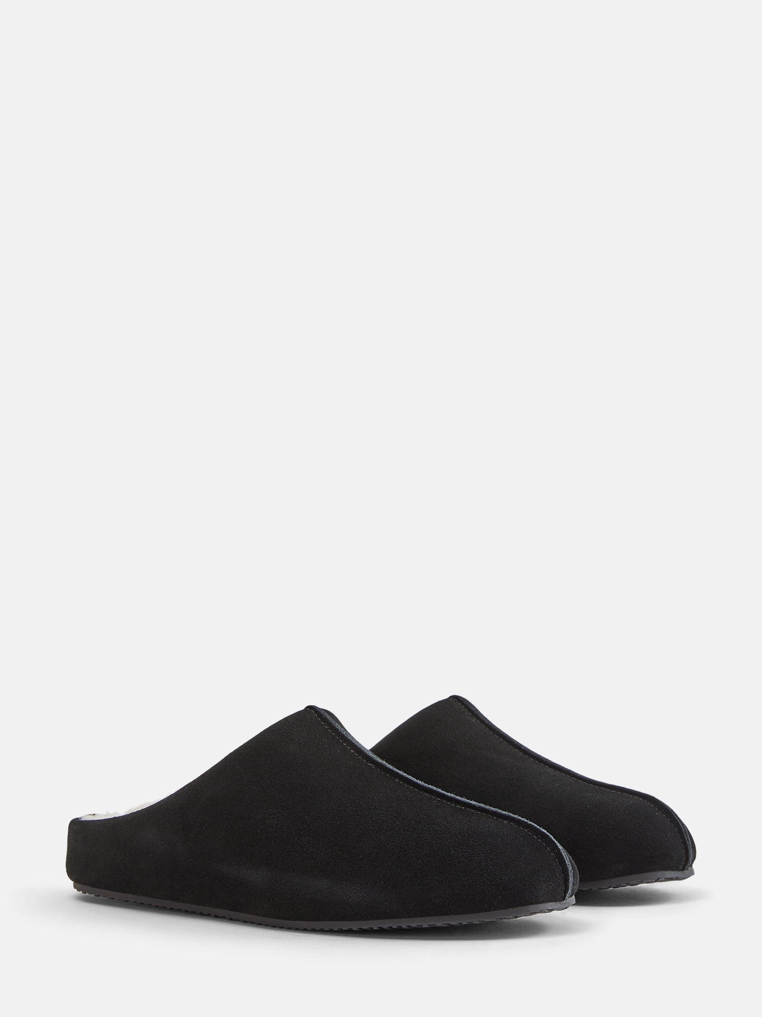 Joyspun Women's Suede Mule Slippers