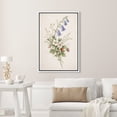 thumbnail image 3 of Framed Canvas Print Wall Art Wildflowers Vintage Floral Botanical Art for Living Room, Bedroom, Office - 24"x36" WHITE, 3 of 7