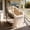 Beige, variant on Oversized Outdoor Papasan Rocking Chair with Soft Cushion, Comfy Patio Egg Chair, Wicker Lounge Rocker for Balcony/Porch/Garden, Reinforced All Weather Rattan Frame, 330 lbs Support, Beige