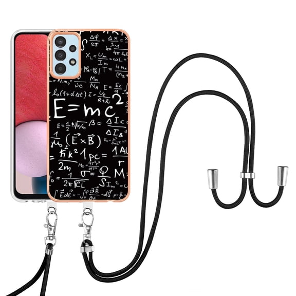 TECH CIRCLE For Galaxy A53 5G Case,Stylish Pattern Soft Slim Thin Silicone TPU Girls Boys Women Men Case Shockproof Protective Phone Case with Strap for Samsung Galaxy A53 5G 6.5" 2022,Equation